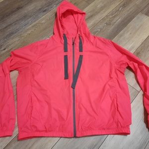 EUC Zyia neon pink/coral windbreaker XL